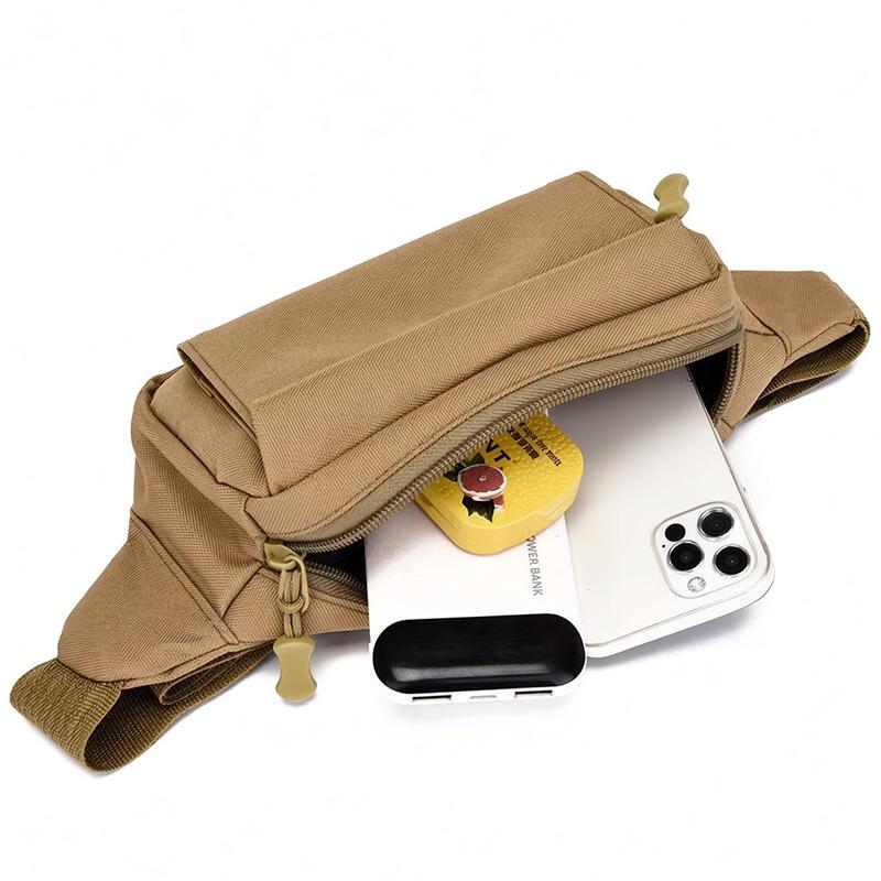 Tactical Waist Pack for Men Waterproof Wear-resistant Belt Bag Multi-pocket Fanny Pack for Hiking Travel Daily Commute