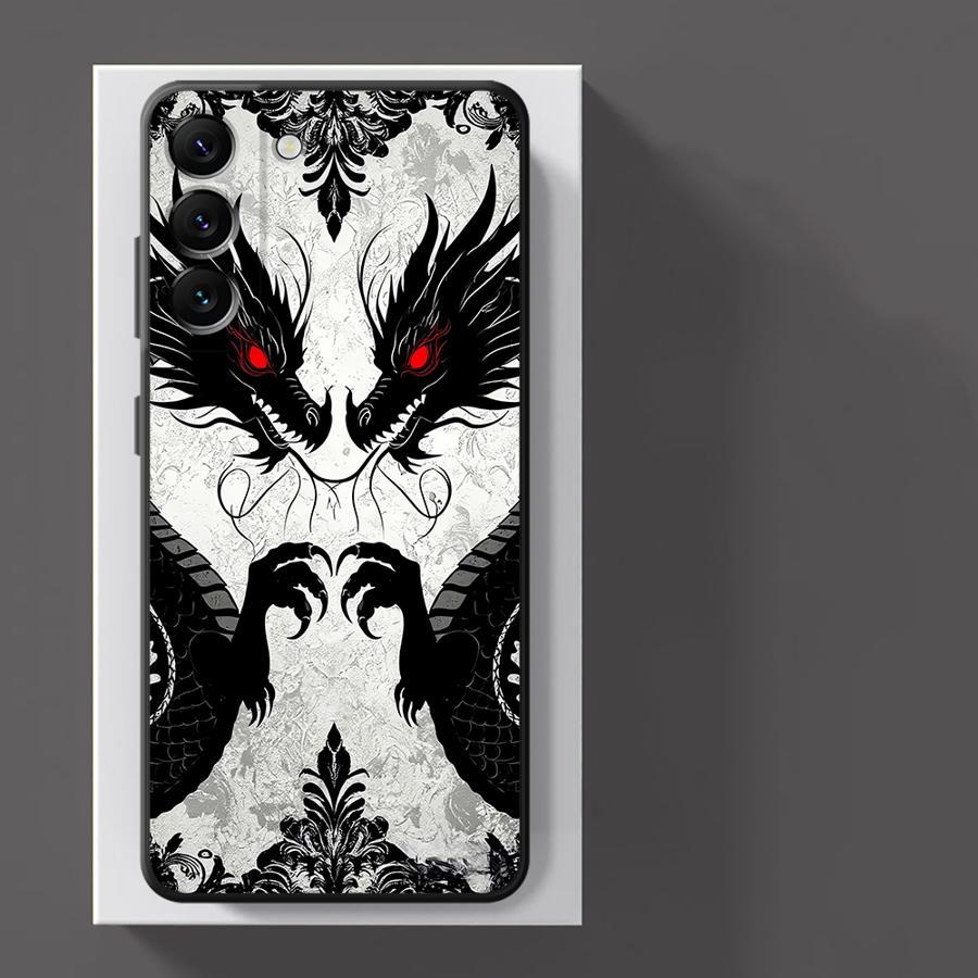 Funda Phone Cover Case for Xiaomi Redmi Note 10S 9S 7 8 11 9 12 Pro 13 Pro Plus 10 14 11s 12s Taiji Dragon