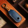 Leather Car Remote Key Cover Case Holder Shell Keyring for New A200L C200L C260L CLA EQE E300L EQB GLA GLB GLC EQC