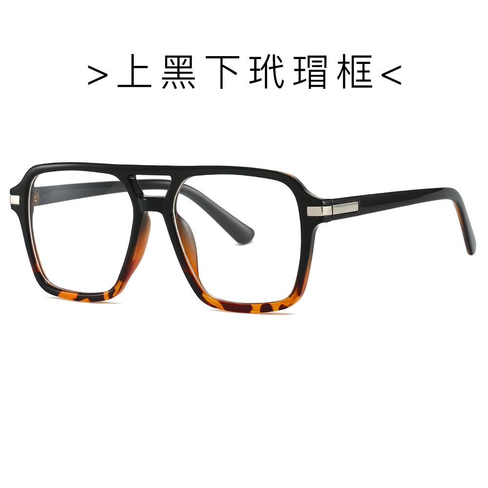 Luxury Designer Reading Glasses Women Retro Double Bridge Square Eyewear Eye Protection Computer Glasses Fashion