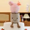 Creative Hyacinth Doll Plant Ornament Plush Fun Simulation Cactus Potted Plant Office Home Ragdoll