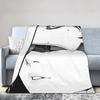 Motoko Kusanagi Ghost in the Shell Blankets Coral Fleece Plush Spring/Autumn Throw Blankets for Sofa Outdoor Rug Piece