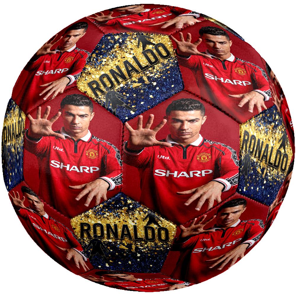 Ronaldo's Argentina's Messi: Legend Motion Soccer Ball Size 5 Football Machine Sewn Indoor/Outdoor Training and Matches