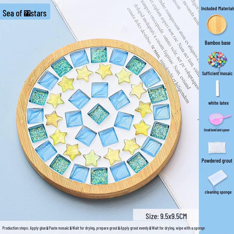 DIY Mosaic Coaster Kit for Kids: Creative Father s Day Craft