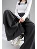 Women's Drapey Wide-Leg High-Waisted Slimming Floor-Length Pants - 2026 Spring/Summer Collection