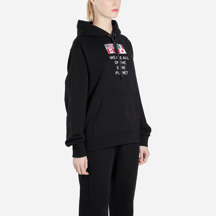 (WMNS) Burberry Hoodie Drawstring Hoodie Black Women's 80254491