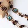 Women's Bohemian Woven Waist Belt for Dresses Jeans and Casual Outfits