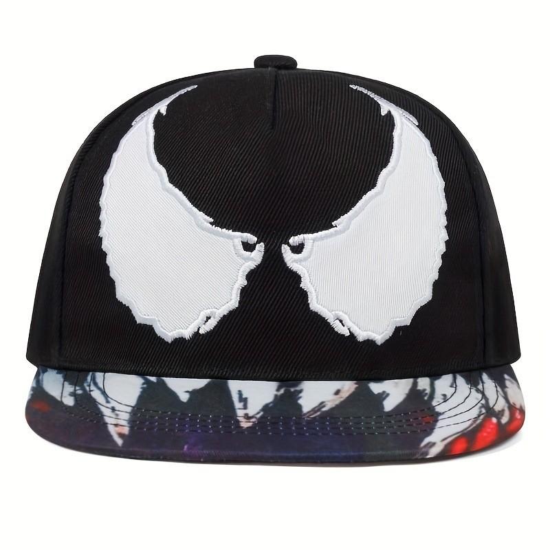 Venom Marvel Baseball Cap With Embroidered Wings Sunshade Adjustable For Streetwear Fans