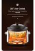 Porridge & Soup Stewing Electric Purple Clay Pot - Multifunctional Ceramic Health Cooker
