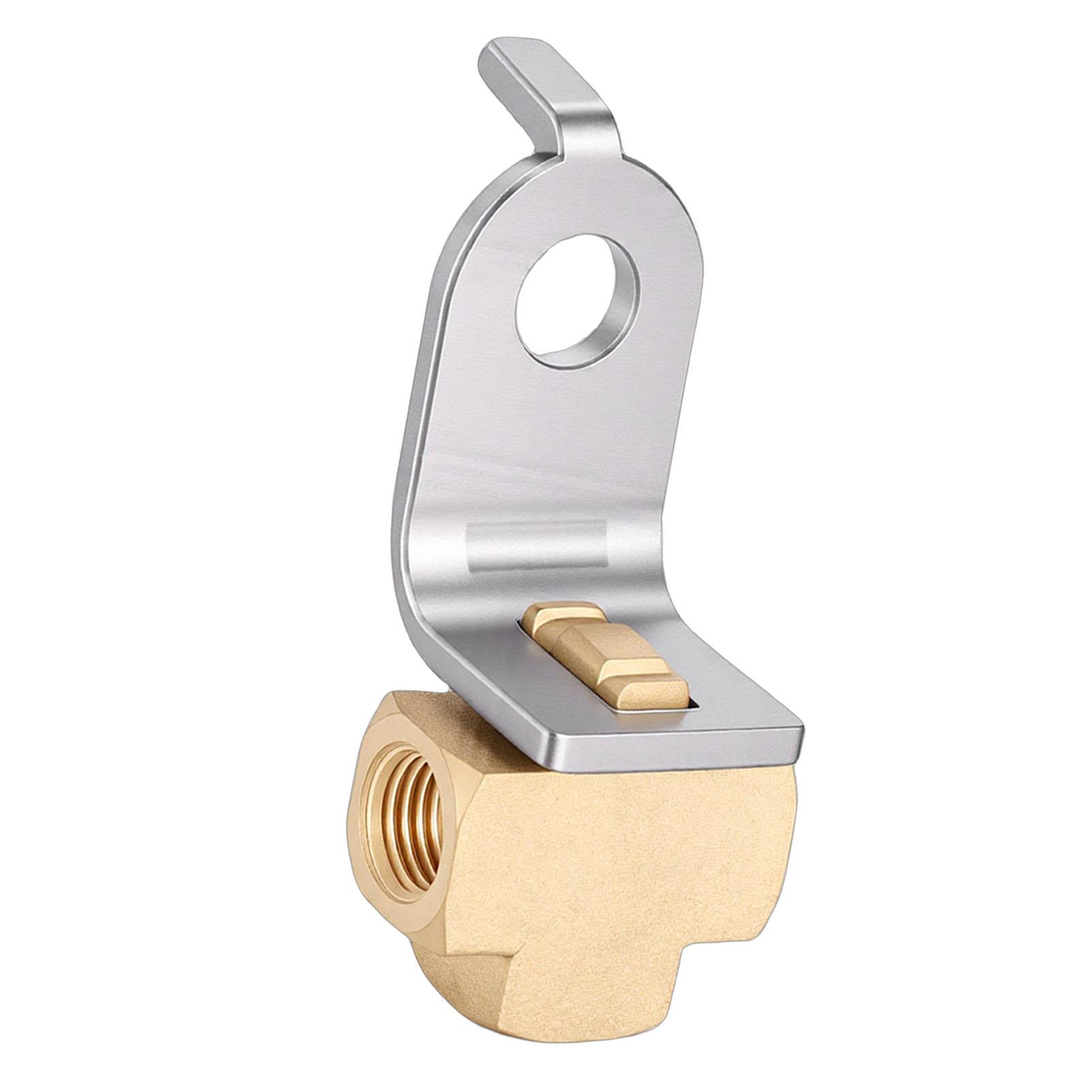 

3 Way Brake Line Tee with Mounting Bracke 3 16in Brass Female Brake Line Fitting for 3 8in 24 Thread