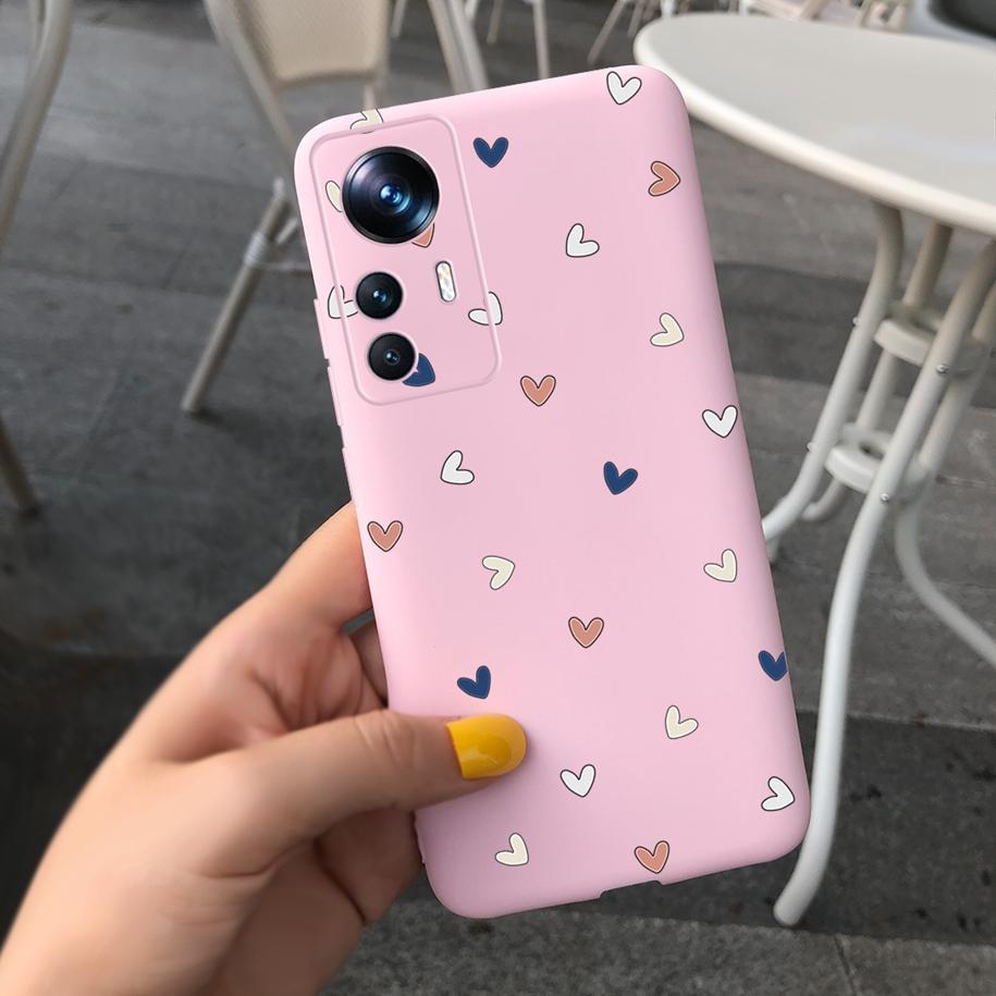 For Xiaomi 12T Pro Case 2022 Cute Sunflower Pretty Girls Cover Silicone Soft Phone Case For Xiaomi Mi12T Mi 12T Pro Cover Bumper