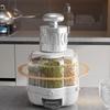 Rotating Rice Dispenser: Insect & Moisture-Proof Storage Container with Divided Grain Compartments