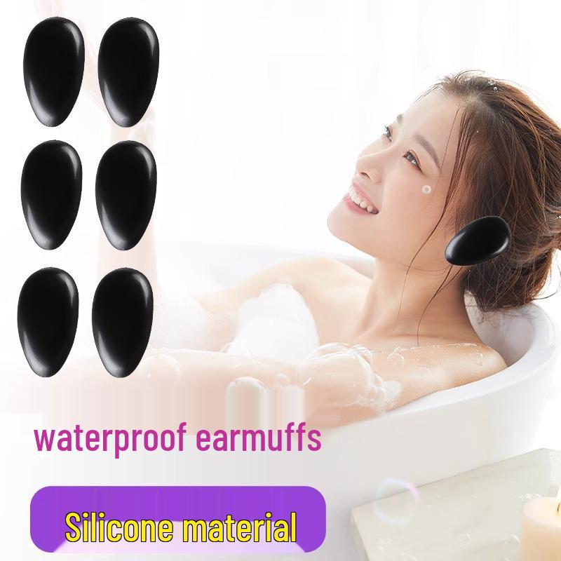 Waterproof Rubber Ear Covers for Bathing, Hairdressing, Dyeing & Perming