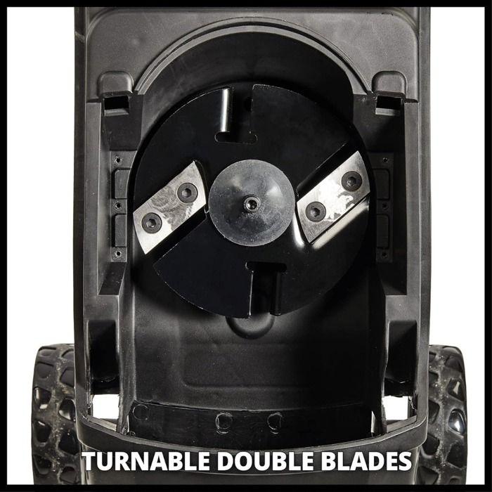 Einhell broyeur de végétaux à lames gc-ks 2540 (2500 w, régime 3800 trs/min) livré avec un sac de ramassage 55l