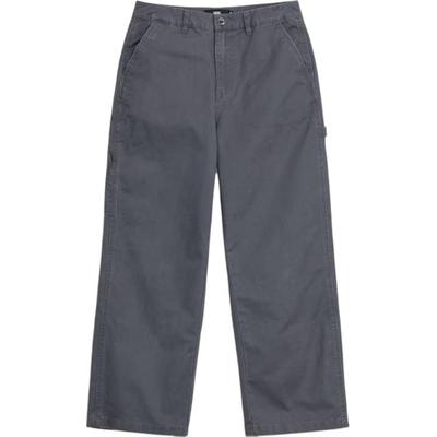 Logo Zipper Straight Leg Casual Pants Unisex Pants Asphalt VN000QS11O7