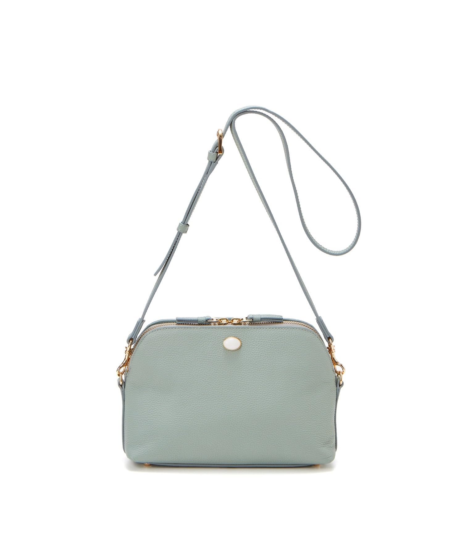 

Mini Embossed Leather Shoulder Bag gemdrops 501140009100 Mint Green [TOPKAPI] Women s