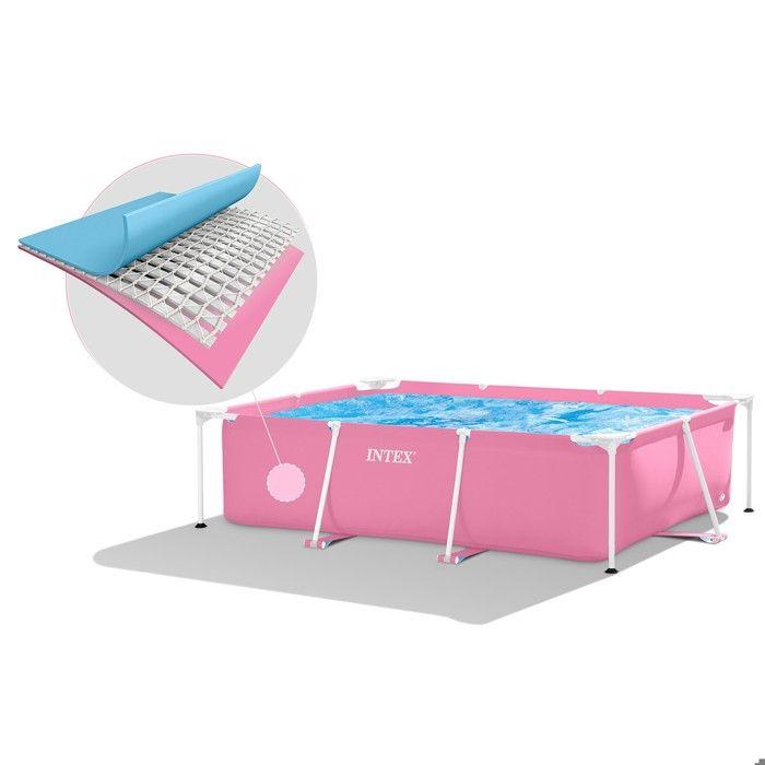 Piscine de jardin à cadre - INTEX - INTEX 28266 - 220x150x60 cm - 1 662 L - PVC 3 couches renforcé nylon