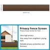 Privacy Fence Screen 120GSM Mesh Shade Net Cover with 50 Zip Ties and 10m Rope 3.28×19.68ft Effective Shading Fence Panels