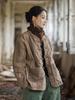 Women's Winter Tie-Dye Quilted Ramie Cotton Jacket - New Style