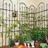 Outdoor Rose & Clematis Climbing Frame Stand with Pergola for Balcony or Garden