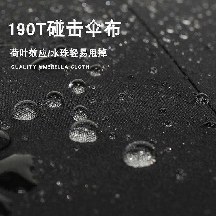Creative automatic sun umbrella, black straight Japanese samurai sword umbrella umbrella LOGO advertising umbrella spot wholesale