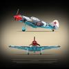 STEM Fighter Jet Construction Kit Aircraft La-7 Spitfire Yak-1B Bf-109E Plane Technical Bricks Kid Toy Birthday Gifts