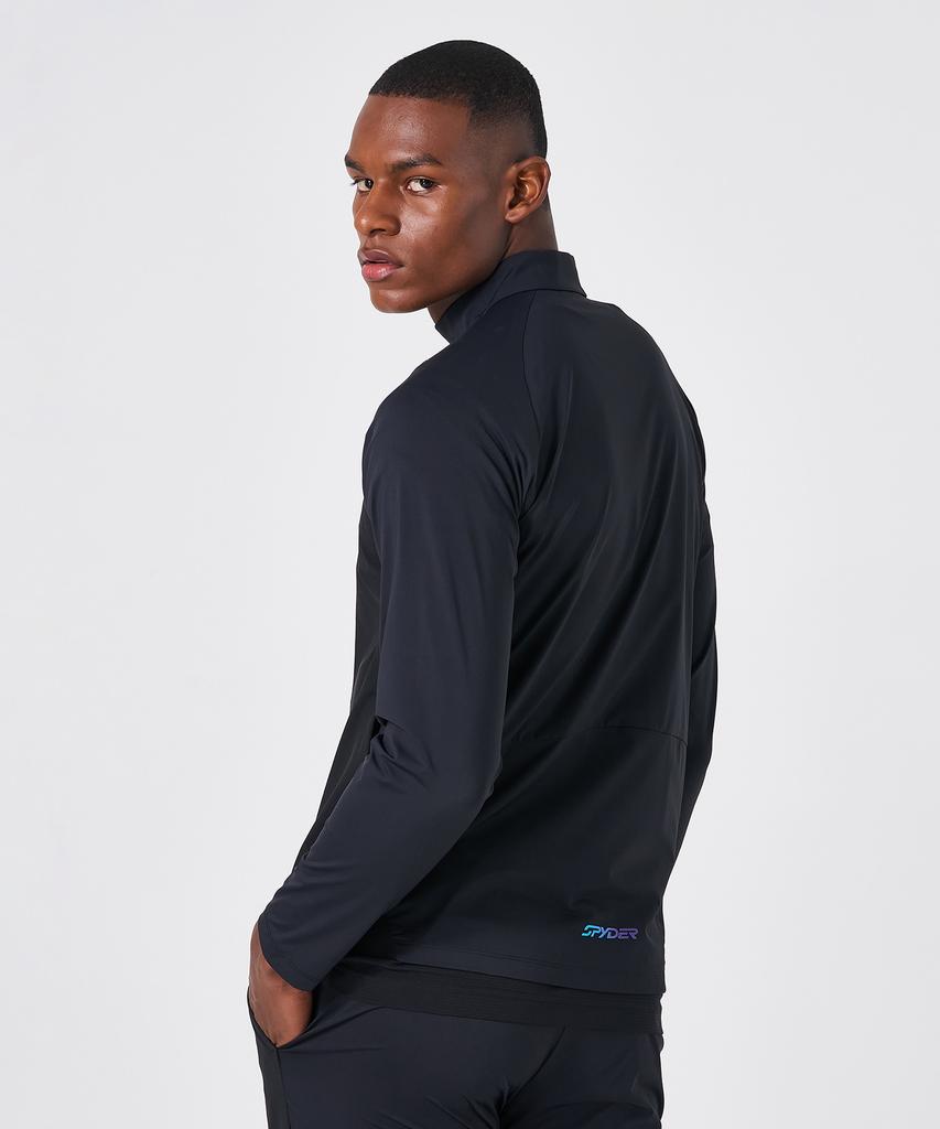 Spyder Men'S Running Hybrid Track Top Spkpcnft231Mblk