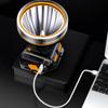Waterproof Multifunctional Headlamp Adjustable Strong Light Flashlight  Outdoor Camping