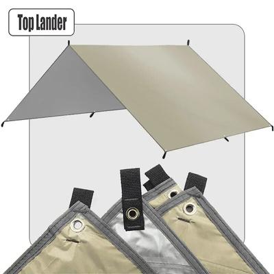 1PC Camping Tarp Vodotěsný stan Turistická markýza Stínidlo Zahrada Baldachýn Pláž Slunečník Venkovní ultralehký sluneční kryt