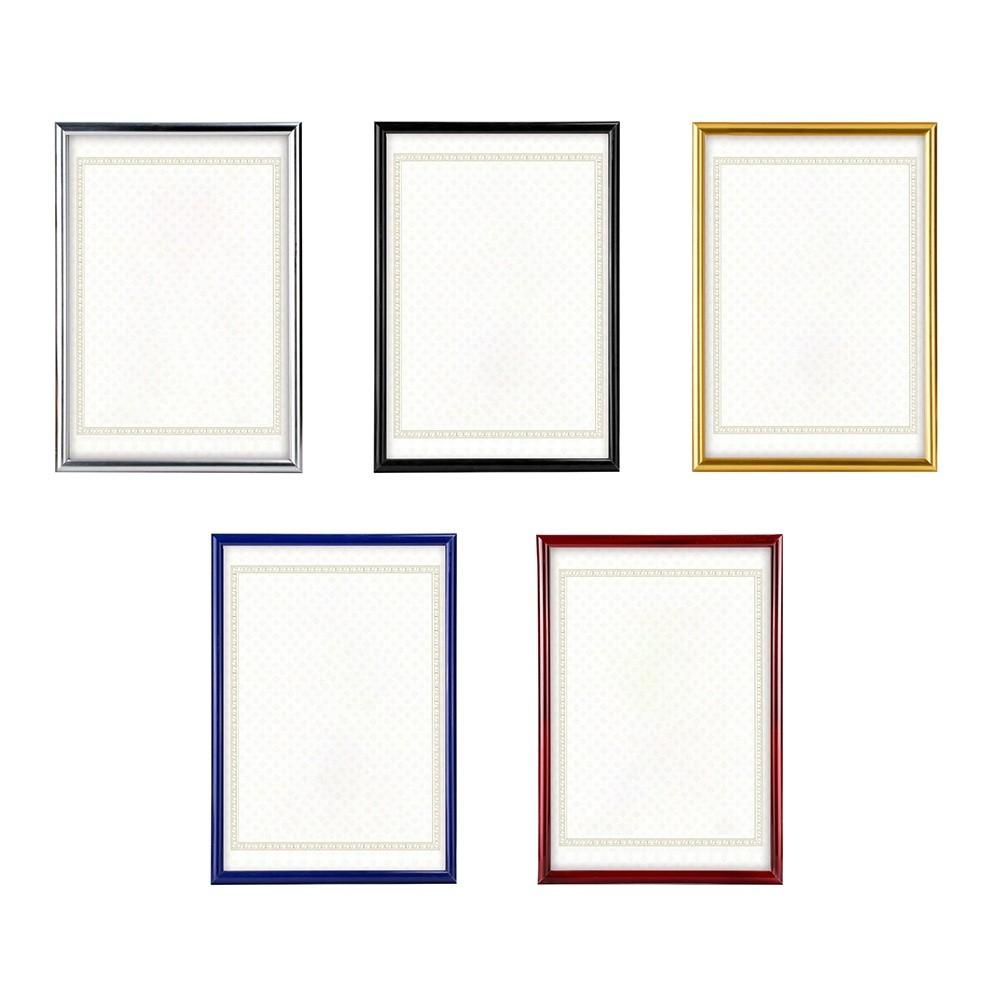 Home Decor A4 Certificate Frame PVC DIY Wall Commercial Photo Picture Frame Document Holder Frame