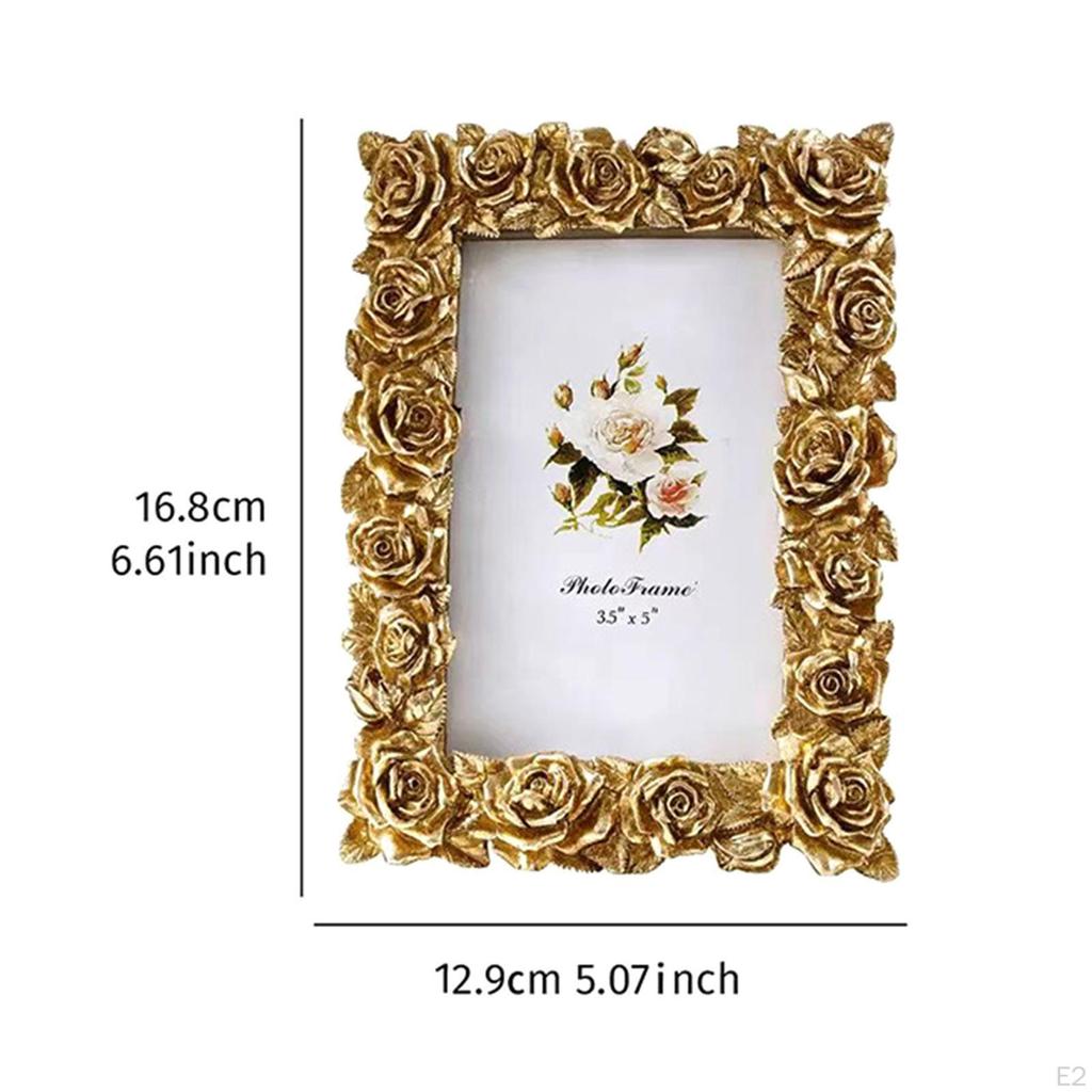 Wedding Photo Frame Rectangular Design for Thanksgiving Table Accessory