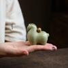 Yixing Zisha "Instant Wealth" Zodiac Horse Tea Pet - Tang Horse Figurine for Prosperity