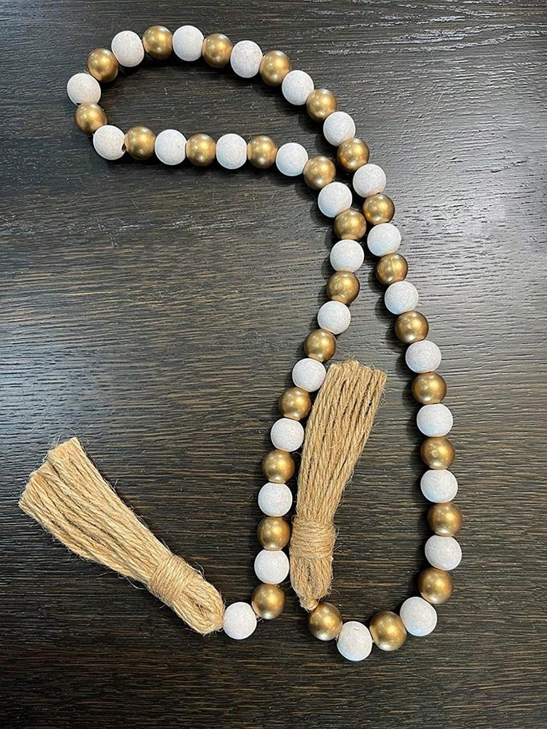 1pc Bead Decor Decoration Craft Home Party Decoration Items Retro Tassel Bead Skewers