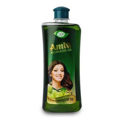 Meghdoot Amla Hair Oil with Natural Ingredients Extracted from Aloevera Neem Mehandi Brahmi Bhringraj and Methi Amla Ka Tel for Strong Long and Thi