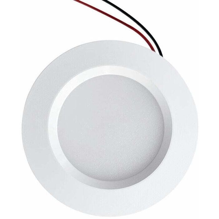 Mini spot LED encastrable 3W DC12V IP54 Ø55 mm Blanc naturel 4000K — 250 lm, dimmable