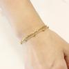 Kwaliteit Sieraden Klassiek Vrouwen Cadeau Waterdicht Duurzaam Niet-vervagend Metaal Roestvrij Staal Dubbele Rij Kralenketting Prachtige Armbanden