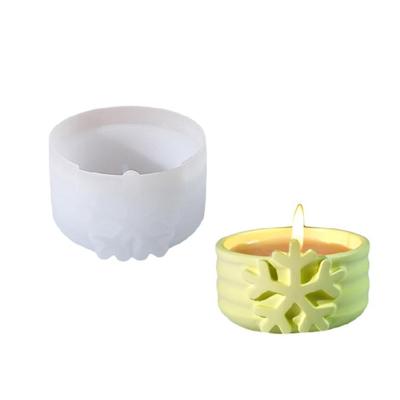 Silicone Resin Molds Jewelry Box Molds Christmas Theme Craft Mold Silicone Candle Base Molds Suitable for Candle Holder