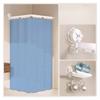 Foldable Shower Curtain Waterproof Bath Room Partition Shower Wet And Dry Separation  Suction Cup Bathroom Decor