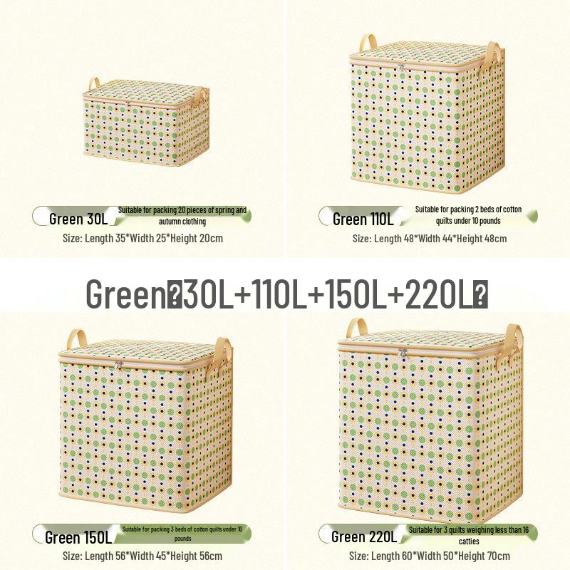 Large Capacity Clothing & Quilt Storage Bag Organizer for Bedroom