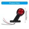 Weatherproof Trailer Running Light ABS Double Purpose Indicator Lamp Direct Fit Truck Accessory for Heavy Duty Vehicles