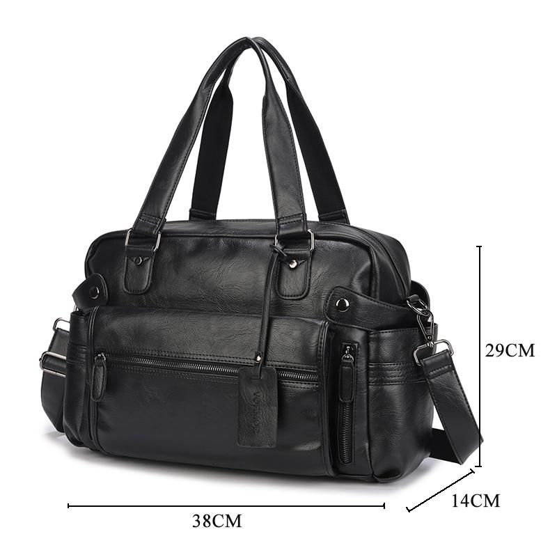 PU Leather Bag Business Famous Designer Bags Men Handbags Men's Travel Bags Laptop Briefcase Bag for Man