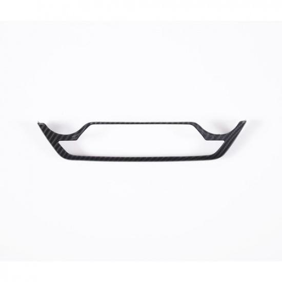 ABS Carbon Fiber Interior AC Mode Button Frame Cover For Corvette C7 2014-19