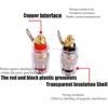 EIGHTNOO Speaker 4mm Plug Wiring Connection 4 4 Gold-Plated Terminals, Binding, Post-Banana Compatible, (8-Piece Set Red, Black)