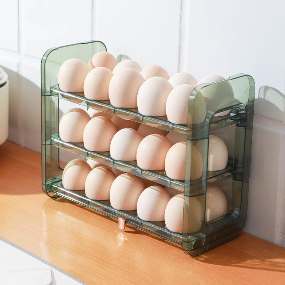 

PP Egg Tray Refrigerator Side Door Storage Rack New Preservation Box