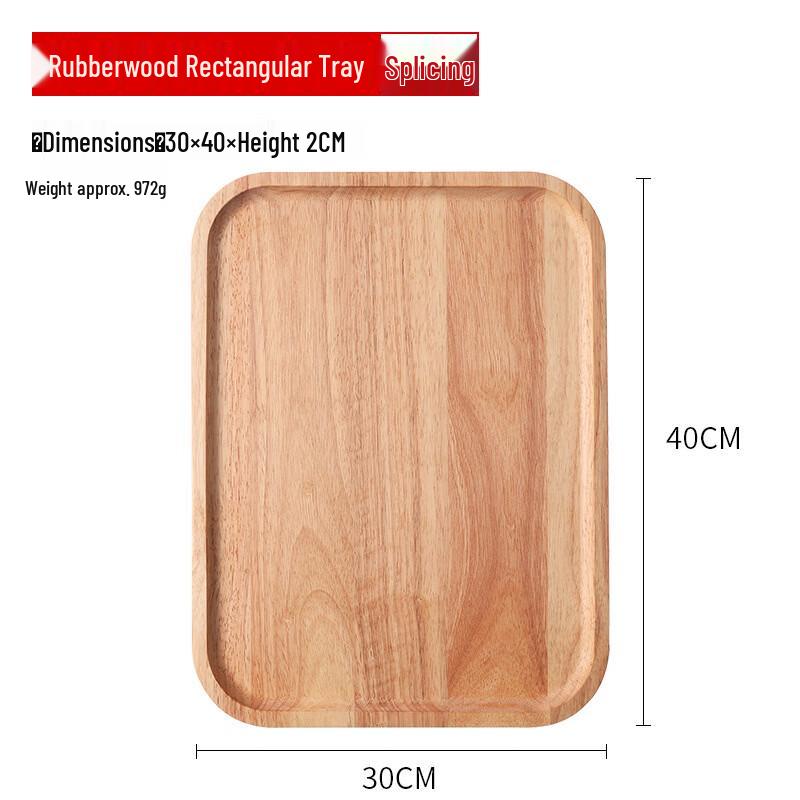 

Multi-purpose Rubberwood Serving Tray