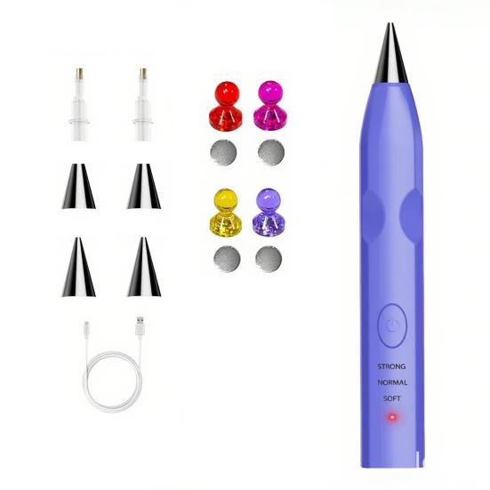 Electric Diamond Art Pen Vacuum Diamond Placement Tool USB Rechargeable No Wax Needed Diamond Art Pen for Beginners Adults