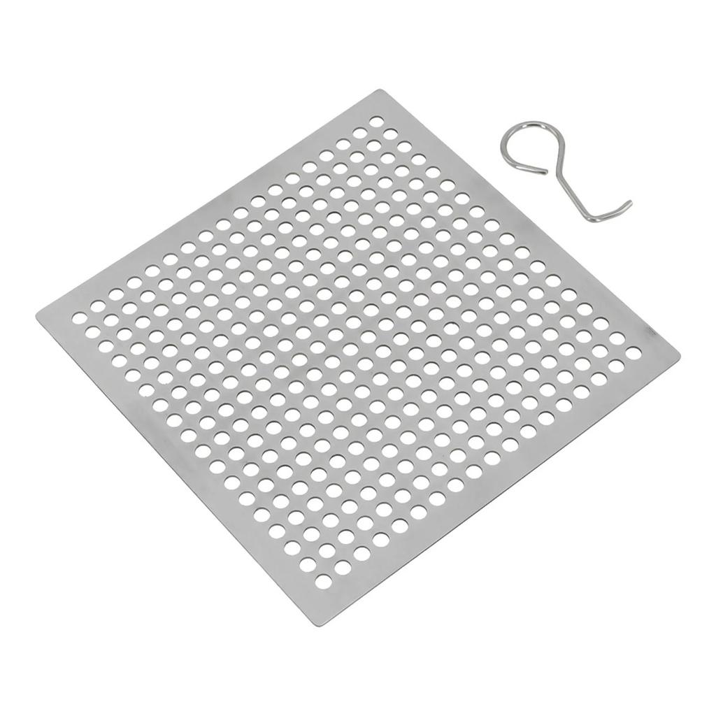 Quadratische Abflussabdeckung Edelstahl Badezimmer Dusche Waschbecken Sieb Abfluss Haarfänger Abdeckung Badezimmer Küchenspüle Abfluss Schutz