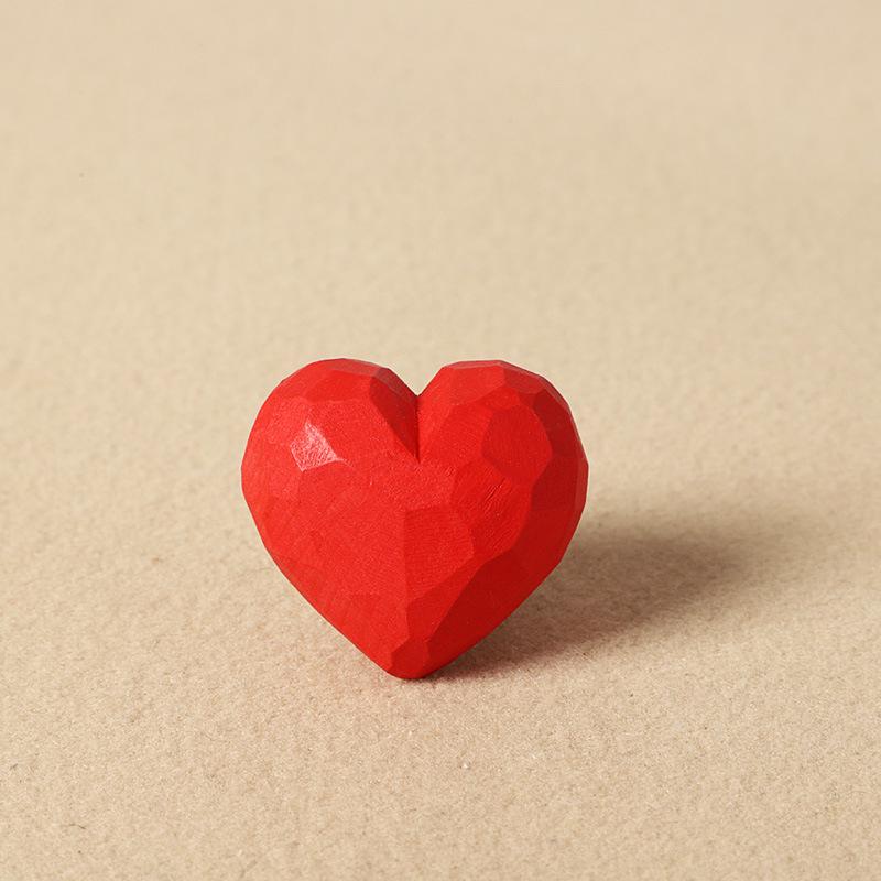 Handmade Heart Wood Carving Keyring & Backpack Charm – Perfect Gift for Couples or Girlfriend