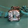 Natural White Sapphire A+   Gems 30 Ct 925 Sterling Silver Pendant