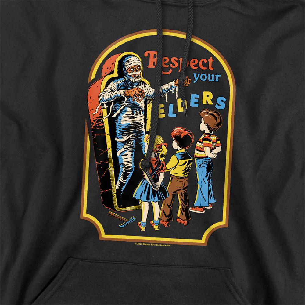 Steven Rhodes Unisex Adult Respect Your Elders Hoodie